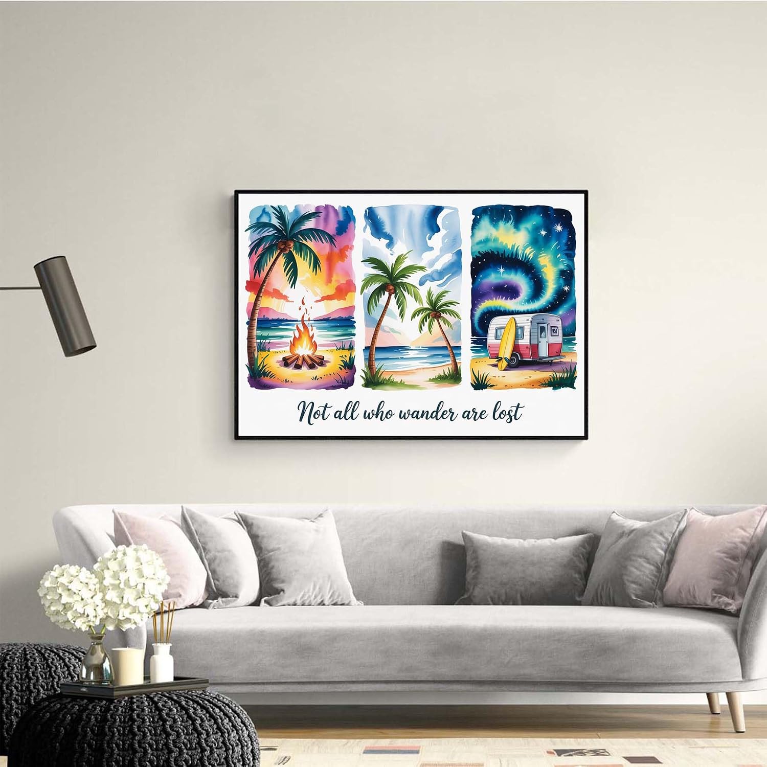 Ginfonr DIY 5D Diamond Art Kits for Adults, Travel Diamond Painting for Adults, Diamond Art Landscape Full Drill, Diamond Art Embroidery Rhinestone Craft for Home Wall Decor 12 x 16 Inch image 3