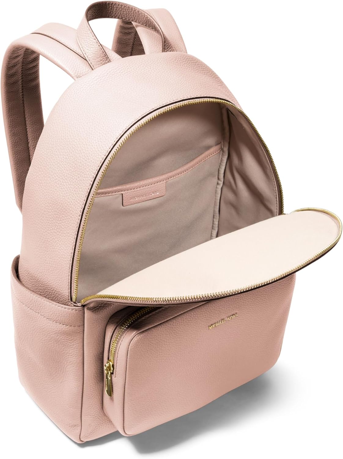 Michael Kors Tanner Large Backpack, Gold-Tone Hardware/Soft Pink - Image 2