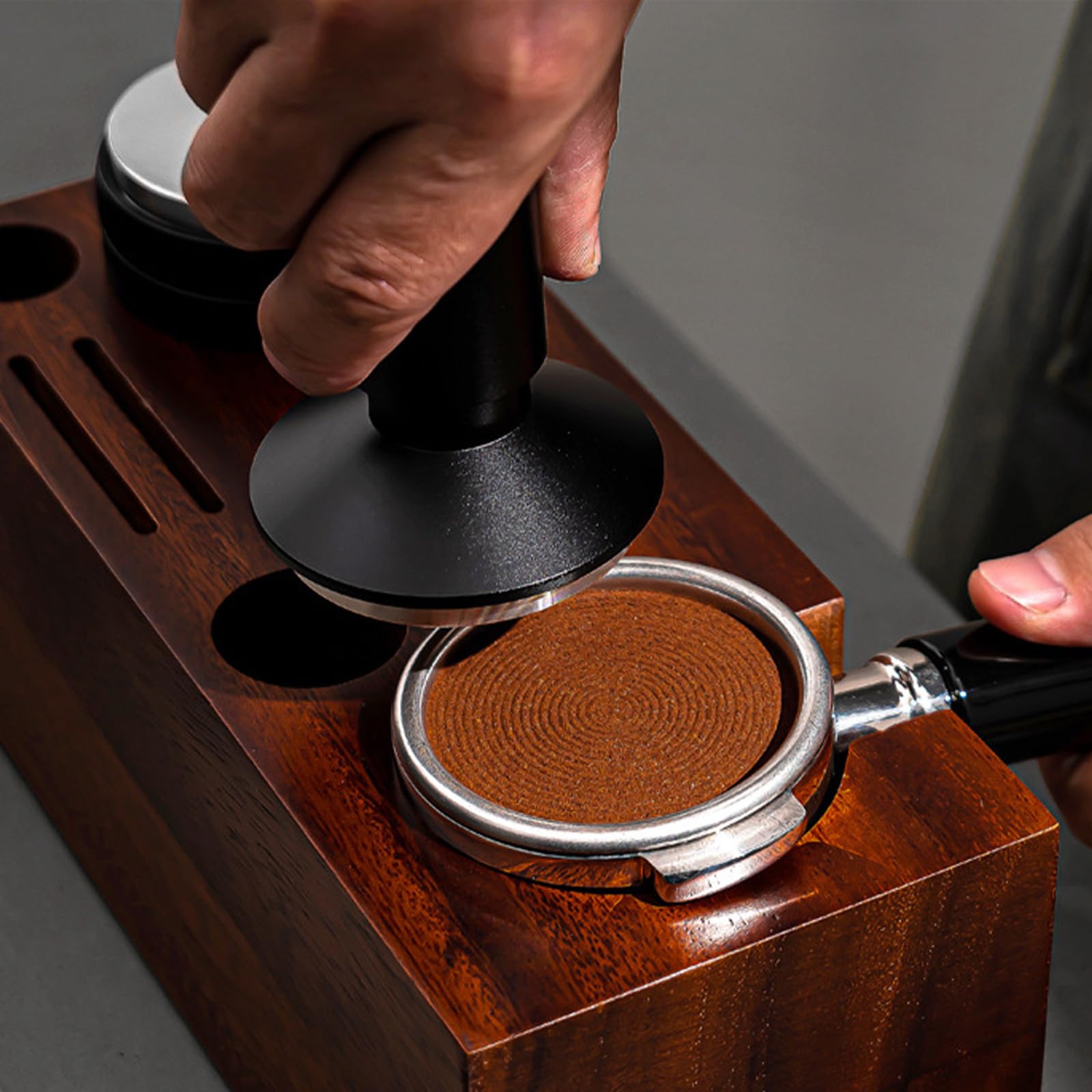 Tamper para máquina de café espresso, dosificador de café