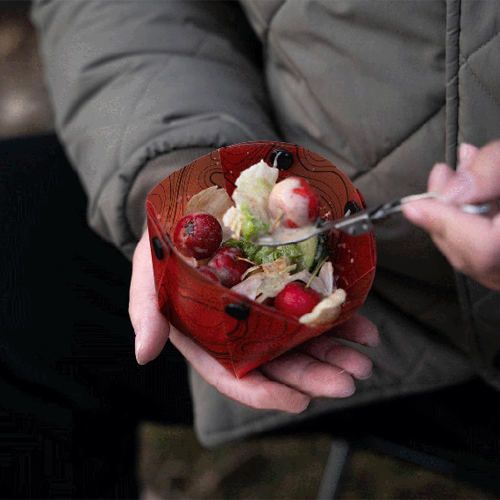 Foldable Bowls for Camping | Folding Travel Bowl Tableware,Portable Outdoor Kitchen Tableware for Family Gatherings Road Trips Travel Mountain Climbing Picnics