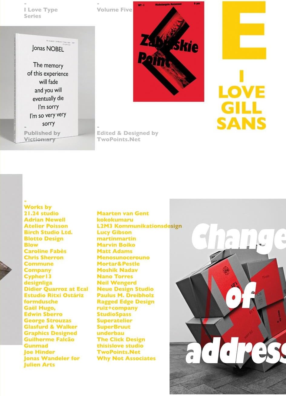 I Love Type 05 Gill Sans