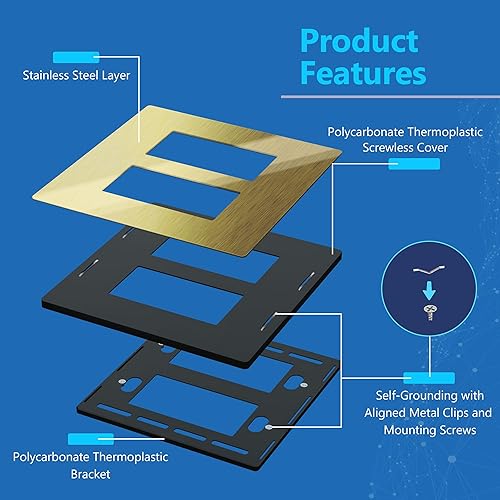 Miniatura 5 de LIDER Placa de pared doble decoradora, resistente a los impactos, acrílico espejado, plexiglás, acabado reflectante, actualización moderna, cubierta