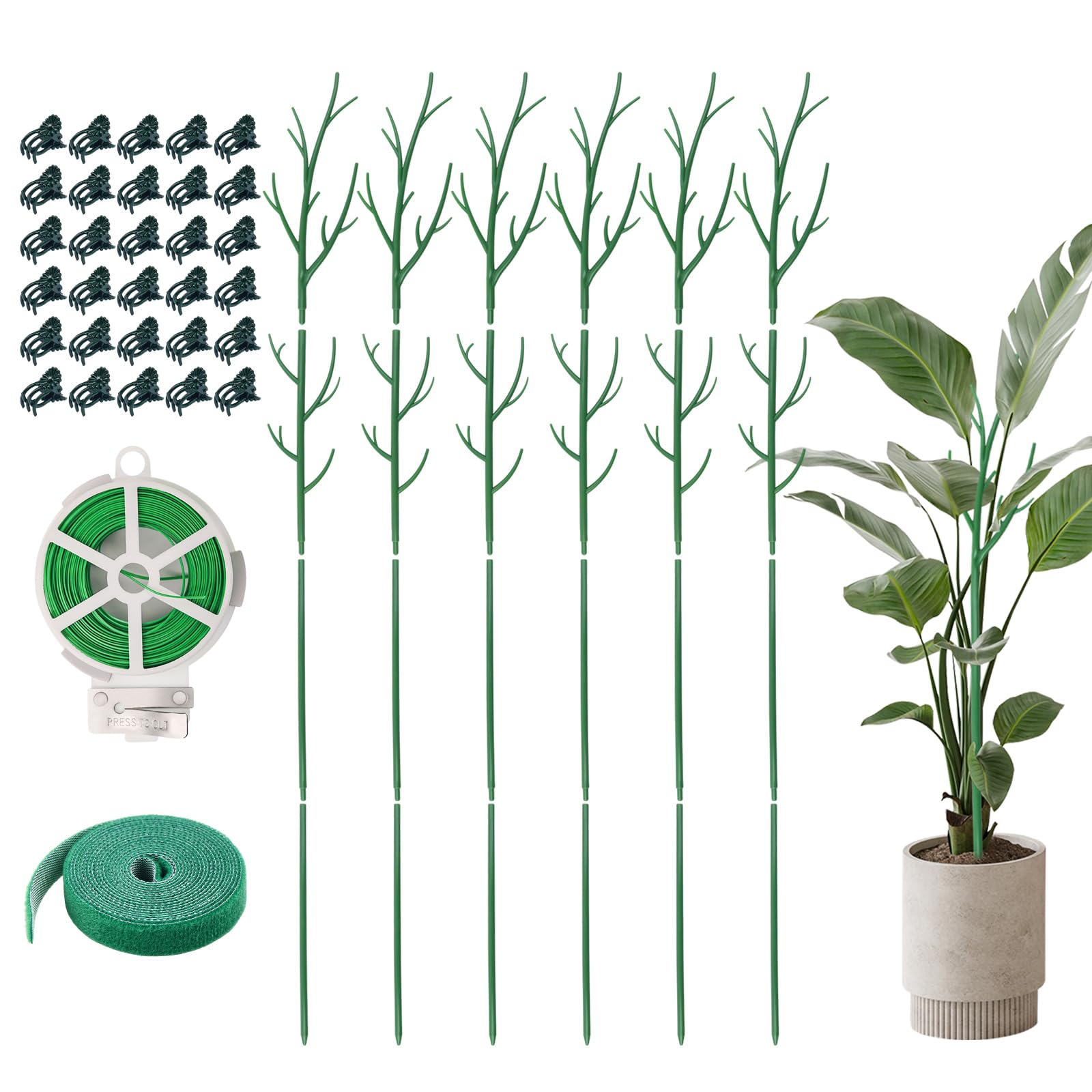Piquets de support pour plantes 130 cm pour sublimer votre jardin et votre salon