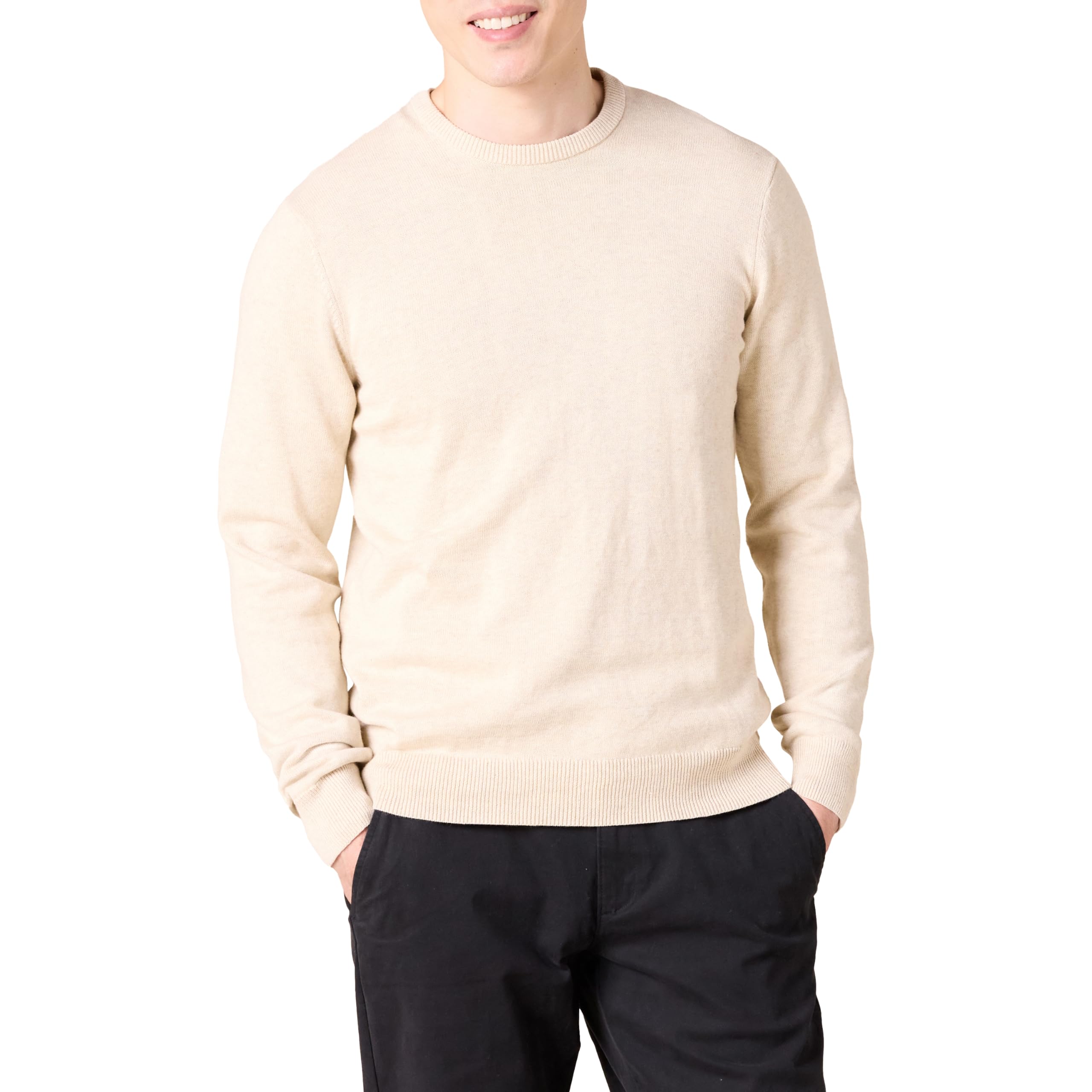Amazon Essentials Maglione a Girocollo (Disponibile in Taglie Extra Forti) Uomo