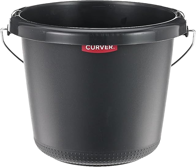 CURVER Bucket, Anthracite, 24 x 24 x 19.5 cm