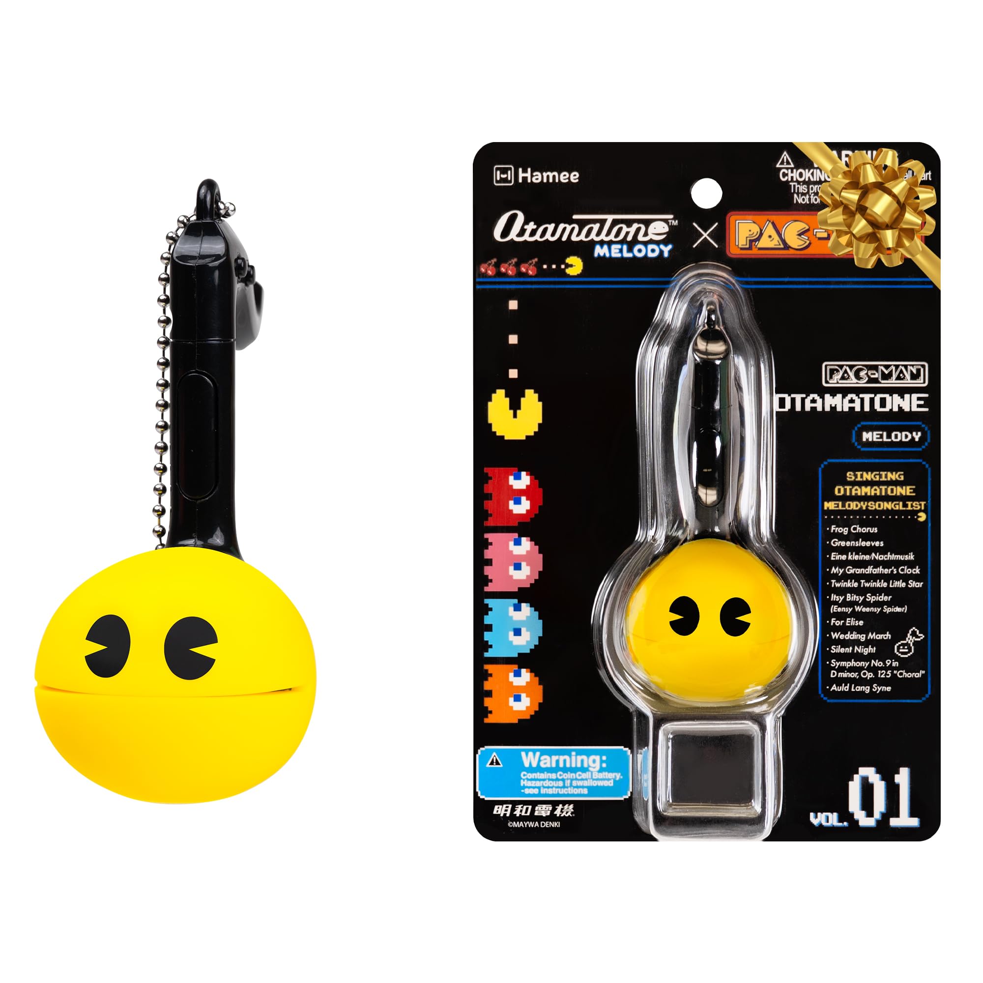 Otamatone Melody Original PAC-Man Electronic Portable Music Toy Player Synthesizer from Japan by Maywa Denki Officially Licensed Merchandise with