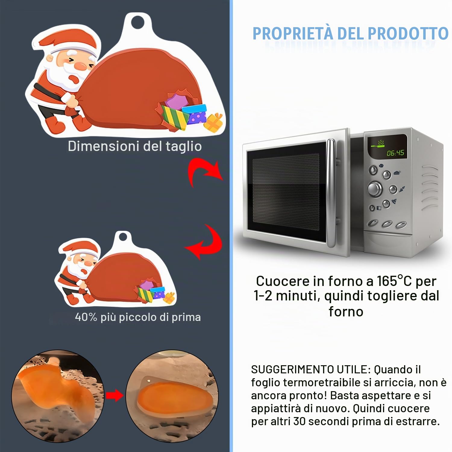QIQN Kit di Fogli di Plastica 160 Pezzi Shrink Plastica Termoretraibile per Ornamenti Fai-da-Te Artigianato Creativo Stampa Badge Gioielli Pendenti (25)