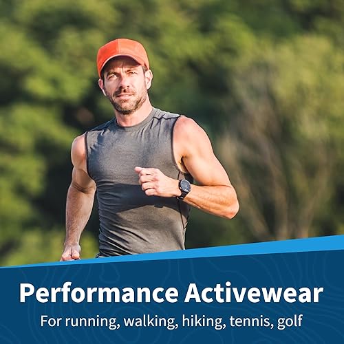 Miniatura 6 de TrailHeads - Gorra de rendimiento para correr para hombres - ligera, de secado rápido, para entrenamiento - Gorra deportiva atlética para tenis