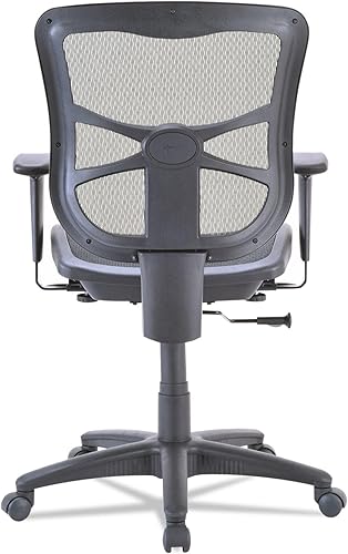 Miniatura 6 de Alera ALE Elusion Series Air Mesh Silla giratoriainclinable con respaldo medio, color negro