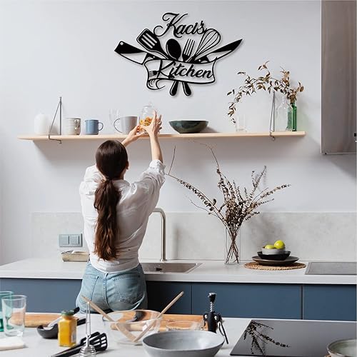 Miniatura 2 de Decoración de cocina, letrero de cocina, letrero de nombre de cocina personalizado, decoración de palabras de cocina personalizadas, arte de pared,