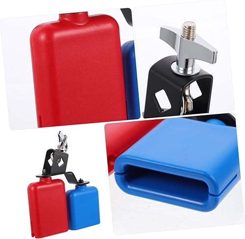 Miniatura 9 de FAVOMOTO Juego de batería Cencerro de plástico Reproducciones musicales Accesorios de música Cencerro para batería Cencerro Instrumento de percusión