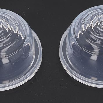 4 Pcs Silicone Diaphragm for Wearable Breast Pump, Replacement Parts Compatible with S9 S10 S12 HAUTURE PADRAM TSRETE, Soft Odorless Membrane for Strong Suction