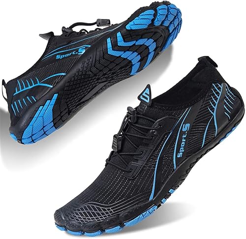 Miniatura 4 de Zapatos de agua para hombres descalzos de secado rápido calcetines acuáticos zapatos deportivos atléticos para exteriores para kayak, navegación en