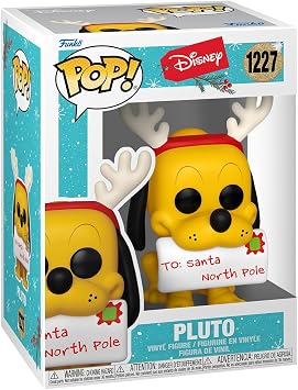 Funko POP! Disney Holiday - Pluto - Collectable Vinyl Figure - Gift Idea - Official Merchandise - for Kids & Adults - Movies Fans - Model Figure for Collectors and Display