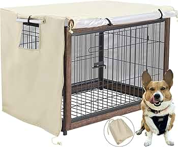 Amazon | Pelconei 犬のケージカバー ペットサークルカバー （94