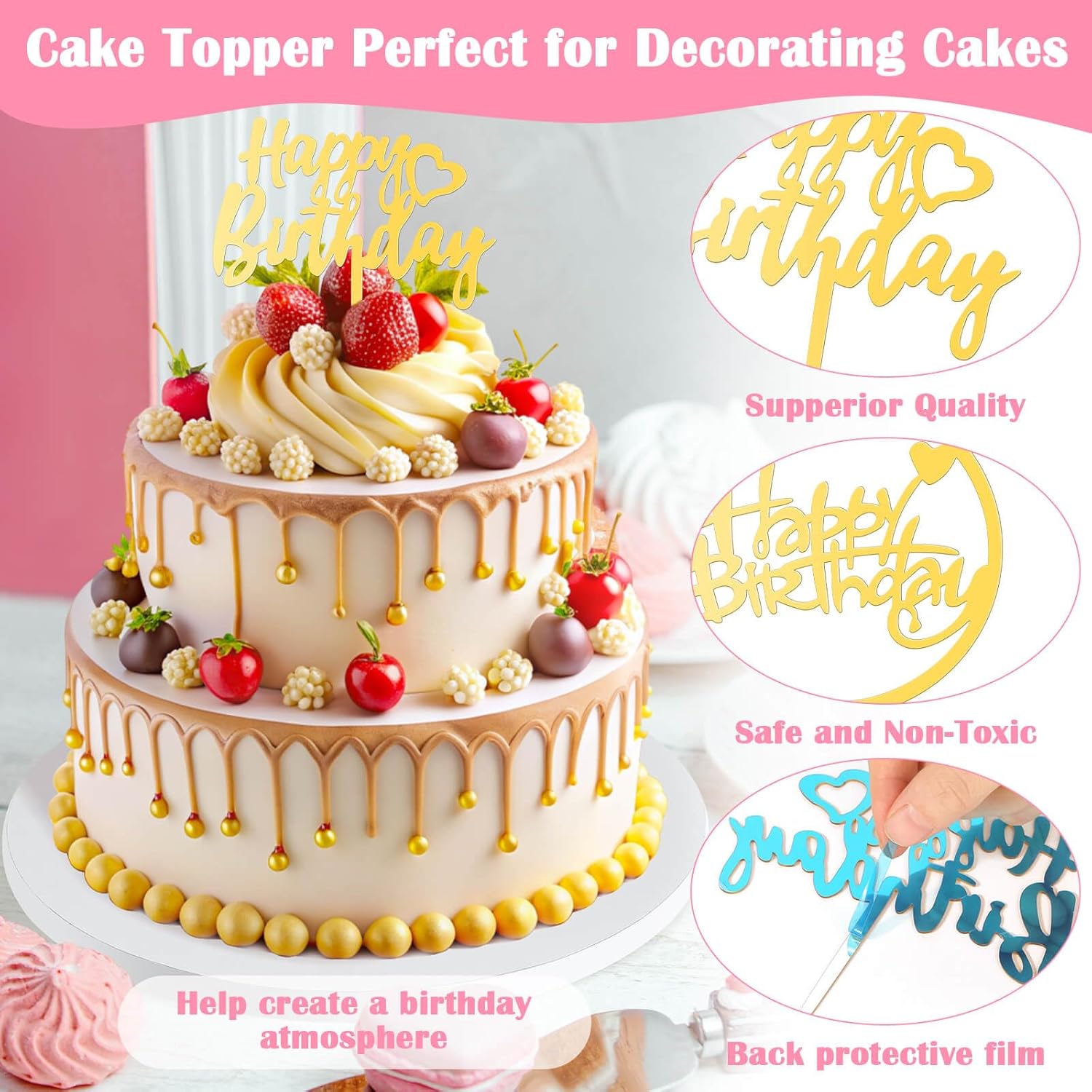 14 PCS 12 inch Cake Drum,1/2" Thick Cake Boards 12 inch Round, White Cake Drums 12 inch, Sturdy Cake Decorating Supplies Card Board for Multi-Layer Cakes