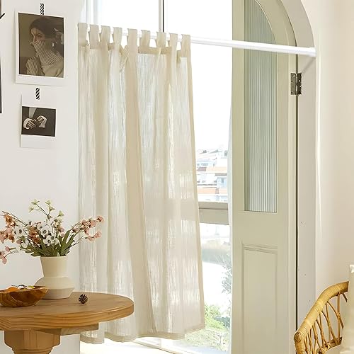 Miniatura 53 de Barra de cortina de tensión para ventanas de 28 a 48 pulgadas, barras de cortina con resorte, barra de tensión negra, sin perforación, barra