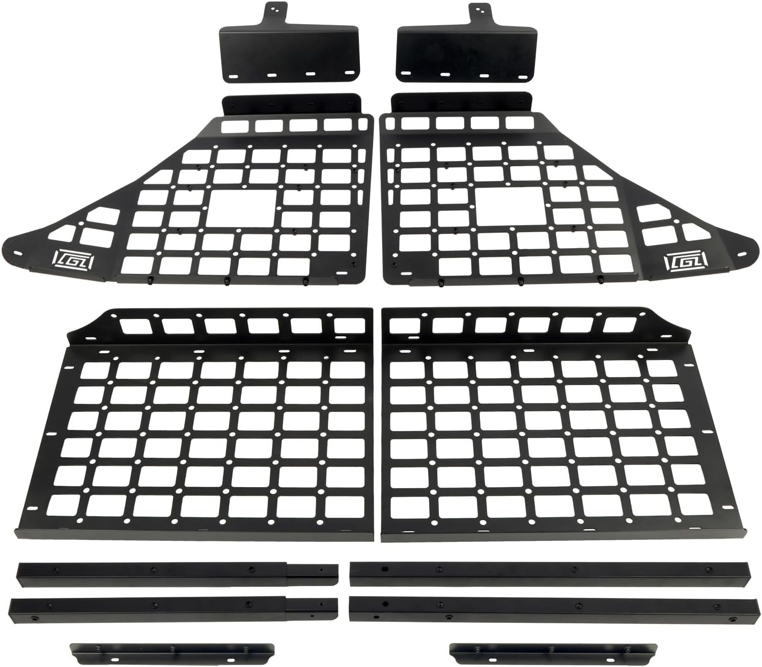 for Toyota 4Runner N210 2010-2024 Car Rear Trunk Molle Storage Panel Organizer Car Accessories