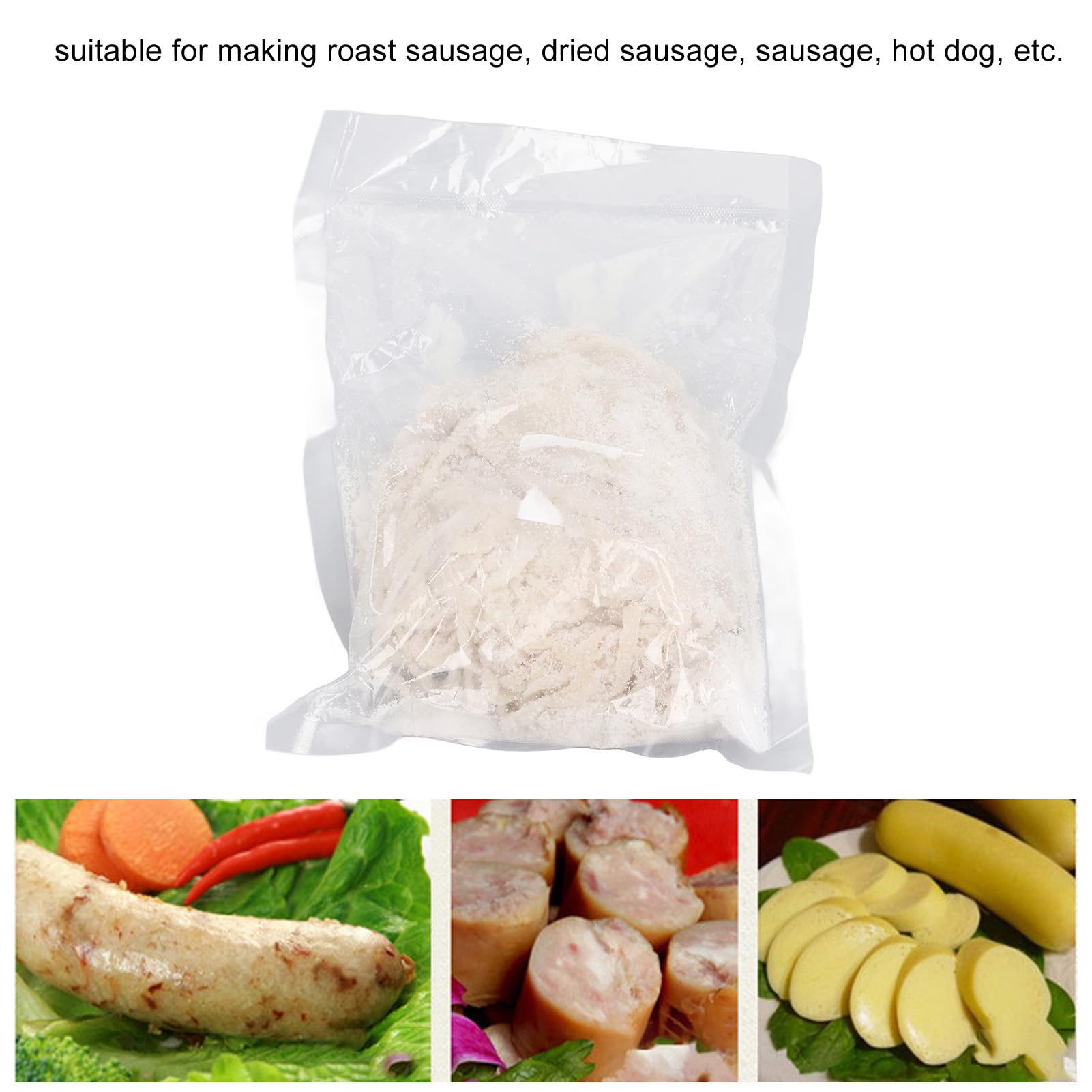 Deliciosa Tripa de Salchicha de Oveja Salada, Resistente para Diferentes Salchichas, Fácil Almacenamiento y Larga Vida útil