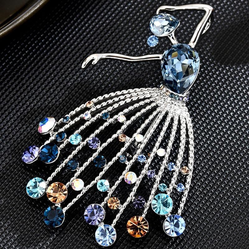 Image of Elegant Pearl Flower Designer Brooch Pins Broches Costume Jewelry For Women Fashion Christmas Gift