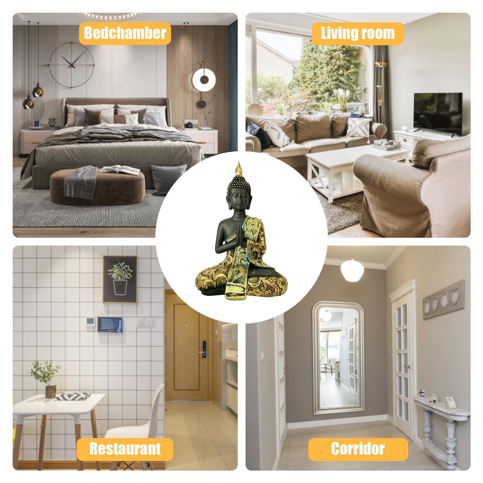 Statue de Bouddha, décoration de Jardin Zen, Statue de méditation