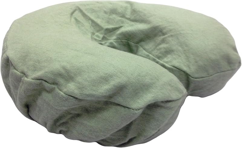 Capa de flanela para apoio de rosto em maca, Sage Green, pacote com 4