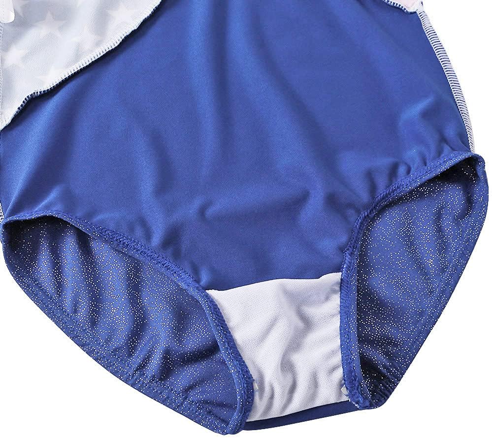 TFJH E 3 in 1 Leotards for Gymnastics Girls Practice Apparel Outfits Shorts Sets