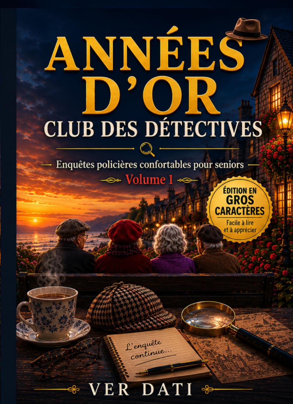 ANNÉES D'OR CLUB DES DÉTECTIVES: Enquêtes policières confortables pour seniors | Édition en gros caractères