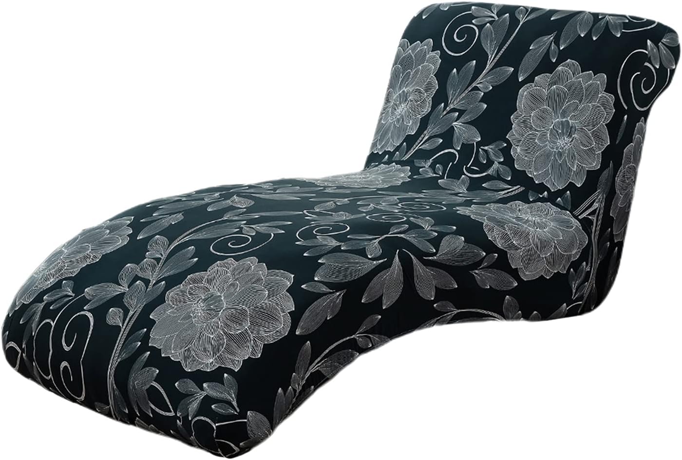 Stretch Chaise Lounge Cover Indoor Slipcover for Bedroom Chaise for Furniture Indoor Outdoor - E