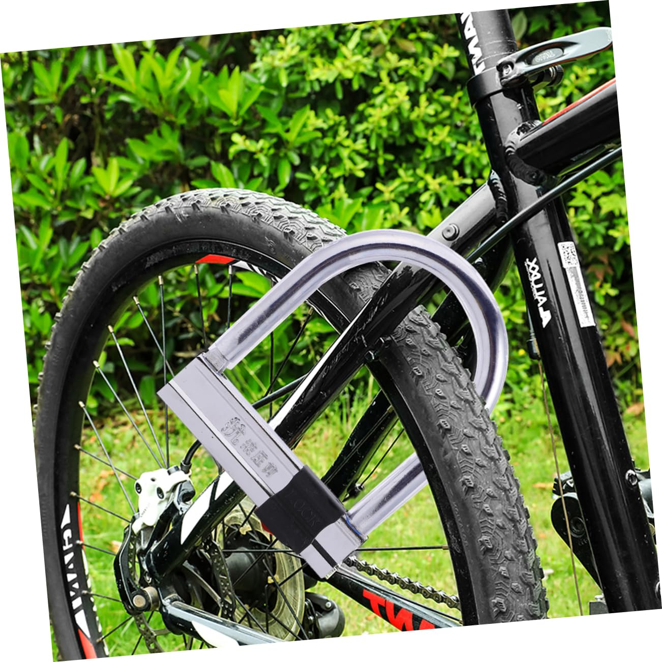 BESPORTBLE 1pezzi Lucchetto Catena Antifurto Per Bici Robusto e Resistente Per Sicurezza All Aperto Su Mountain Bike Scooter e Attrezzature Sportive