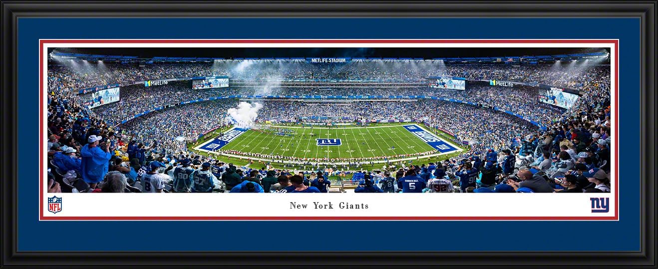 New York Giants - Unframed 40 x 13.5 Poster by Blakeway Panoramas