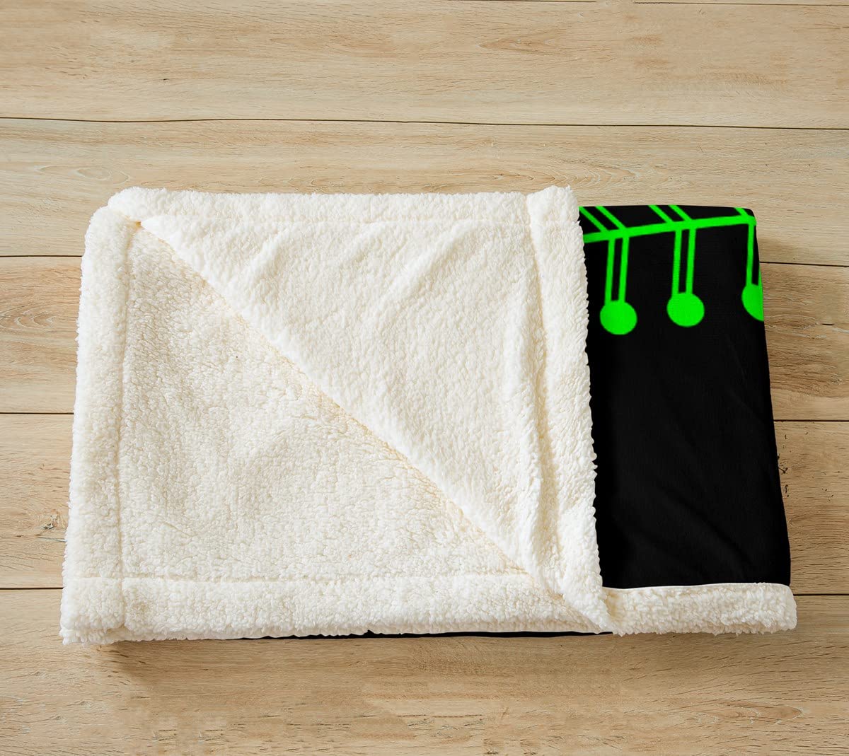 Coperta in pile da baseball per gioco sportivo verde neon coperta in peluche per bambini baseball Gaming Sherpa coperta traspirante regalo per gli amanti del baseball calda coperta sfocata camera