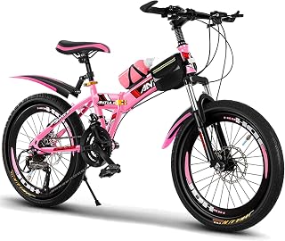 FUFU Boys and Girls Bicycles, 20 Inch Bicycles for Children From 9 To 14 Years Old, with Mudguards and Stand
