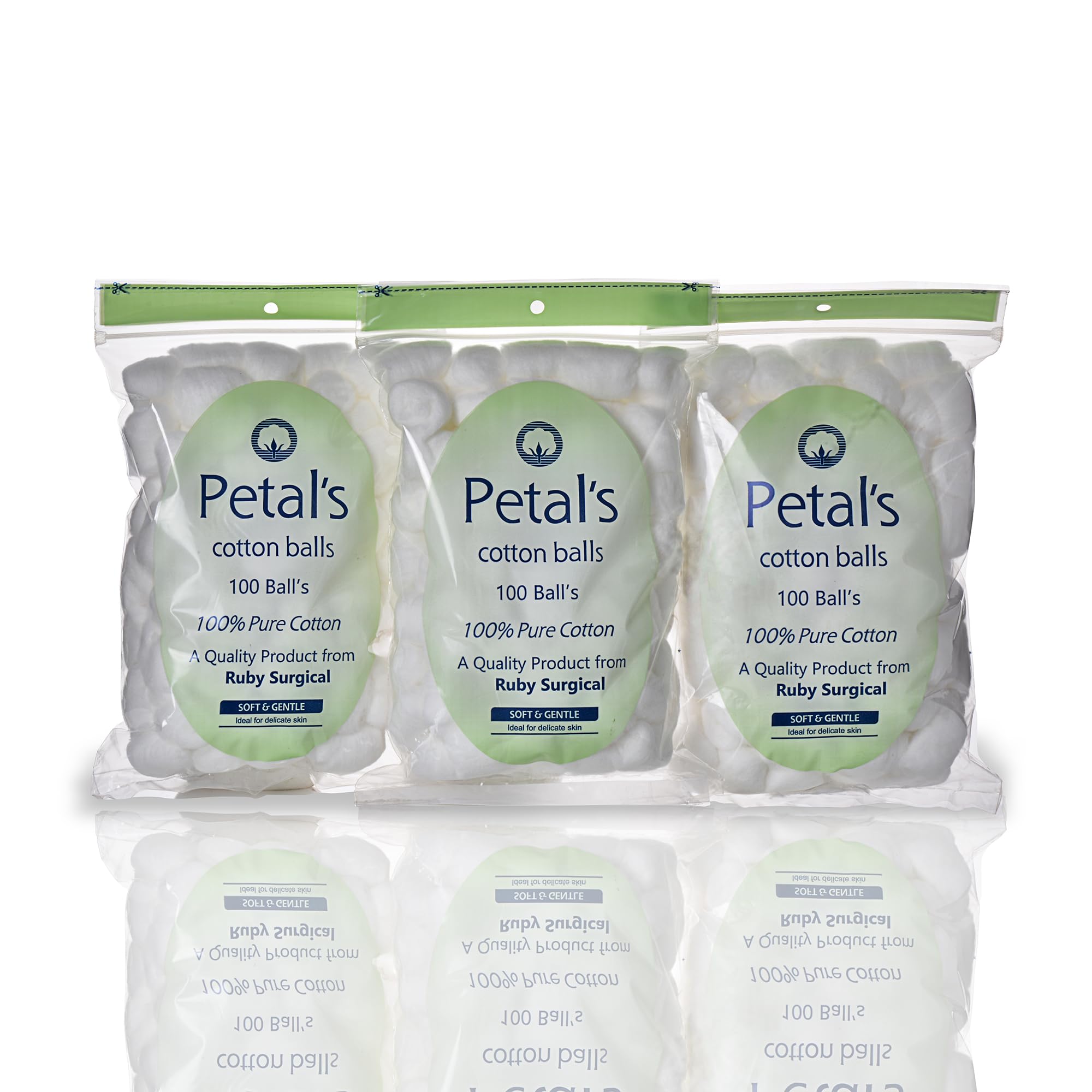 Cotton Balls Petal's,300 Ball's-Pack of 3| Soft & Gentle|100% Pure Cotton| Ideal For Delicate Skin.-image-10