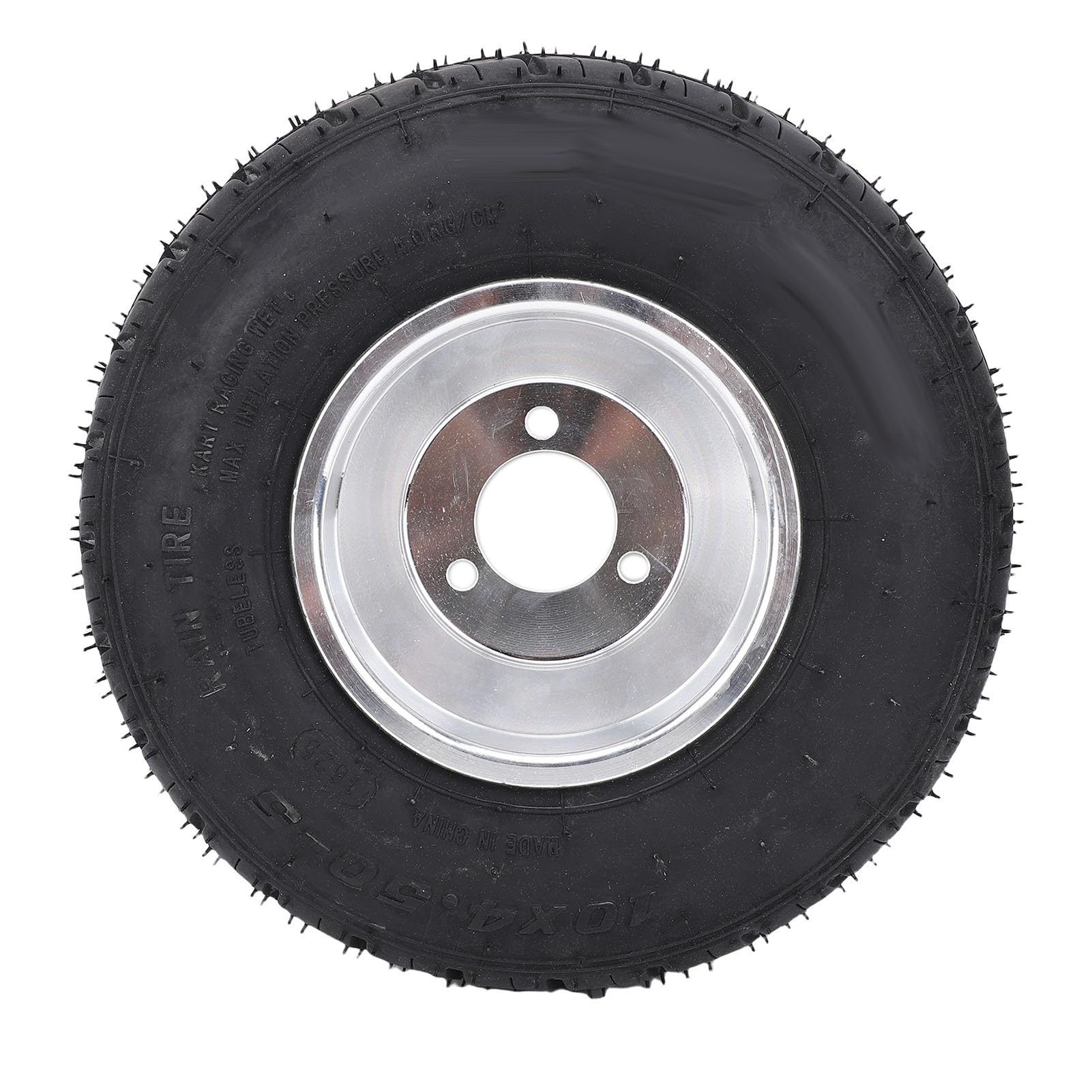 Keenso 10 x 4,50 5 opony przednie, 4PR bezdętkowe zabezpieczenie przed przebiciem, wzmocniona struktura, z felgą ze stopu aluminium, do ATV, UTV, SxS, Cart Go Kart