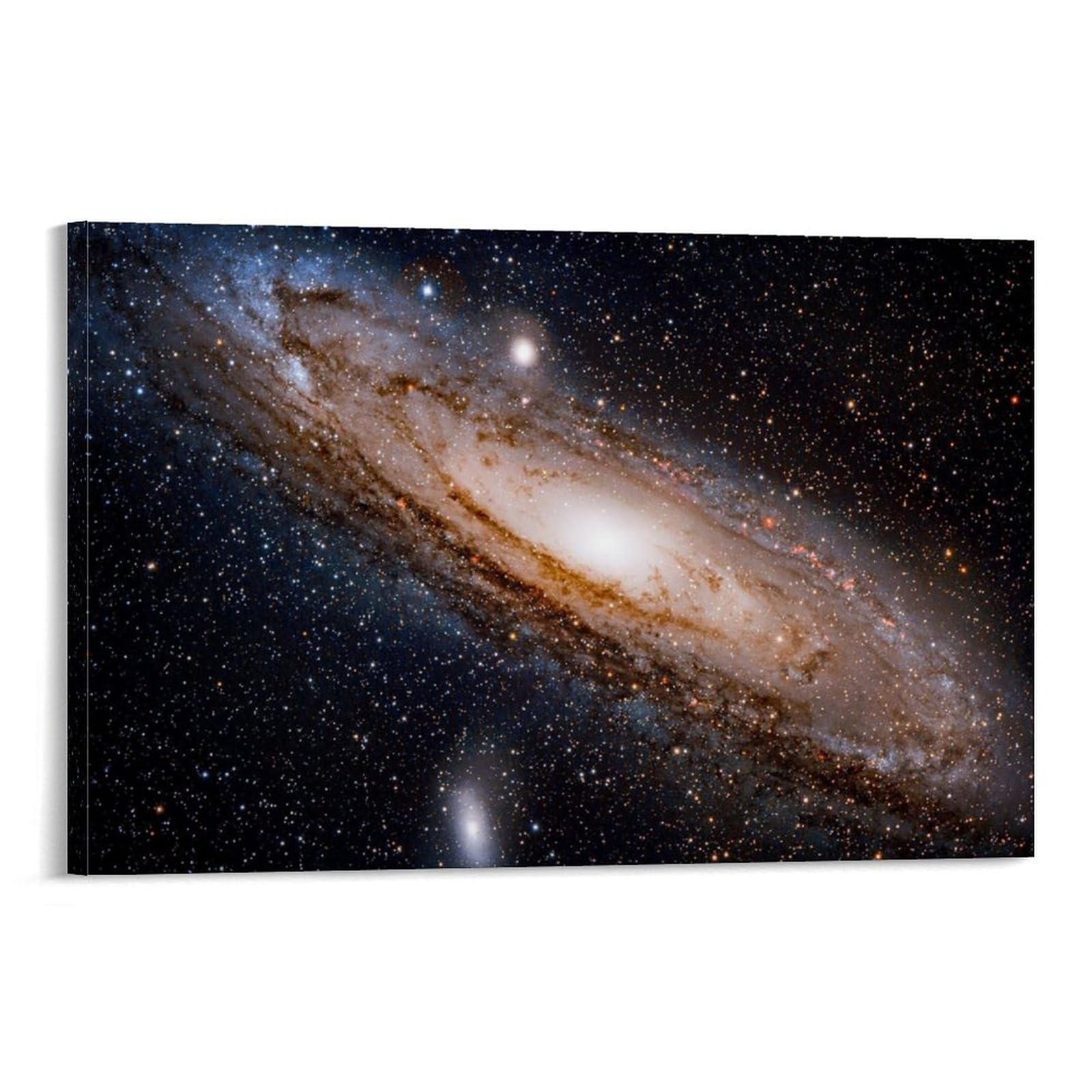 Papient Frame-Andromeda Galaxy Andromeda Galaxy Space Poster Office Room Decor Cosmic Starry Sky Wall Art Posters For Wall Decoration 24X36inch(60X90cm)