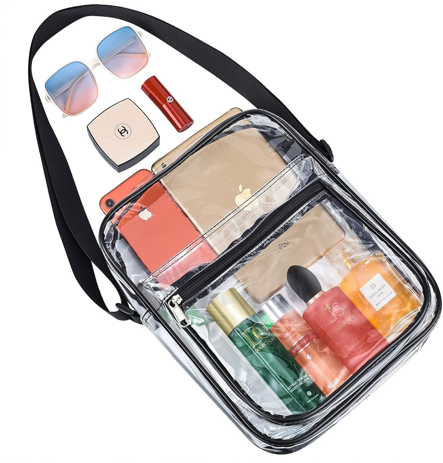 USPECLARE Clear Purse Bag for Stadium Events Clear Messenger Bag for Men and Women - Image 8