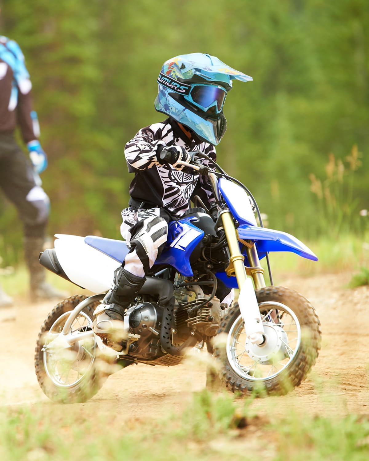 Youth Dirt Bike Helmet for Boys & Girls with Goggles & Gloves for 8-18 Years Old, DOT Certified Kid ATV Helmet Motocross Off Road