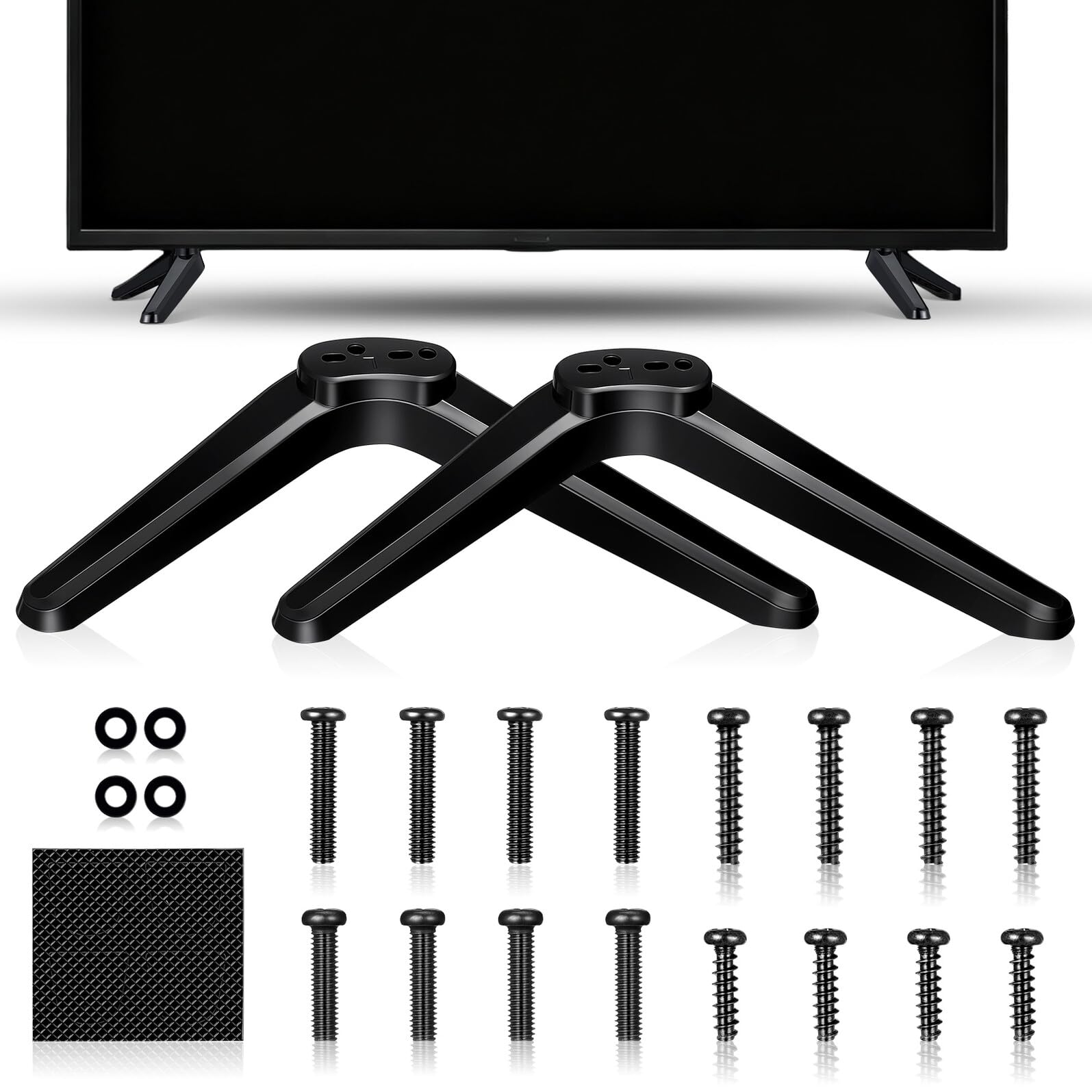 Amazon.co.jp: LIFKOME テレビスタンド 32～55インチ対応 卓上テレビ脚 