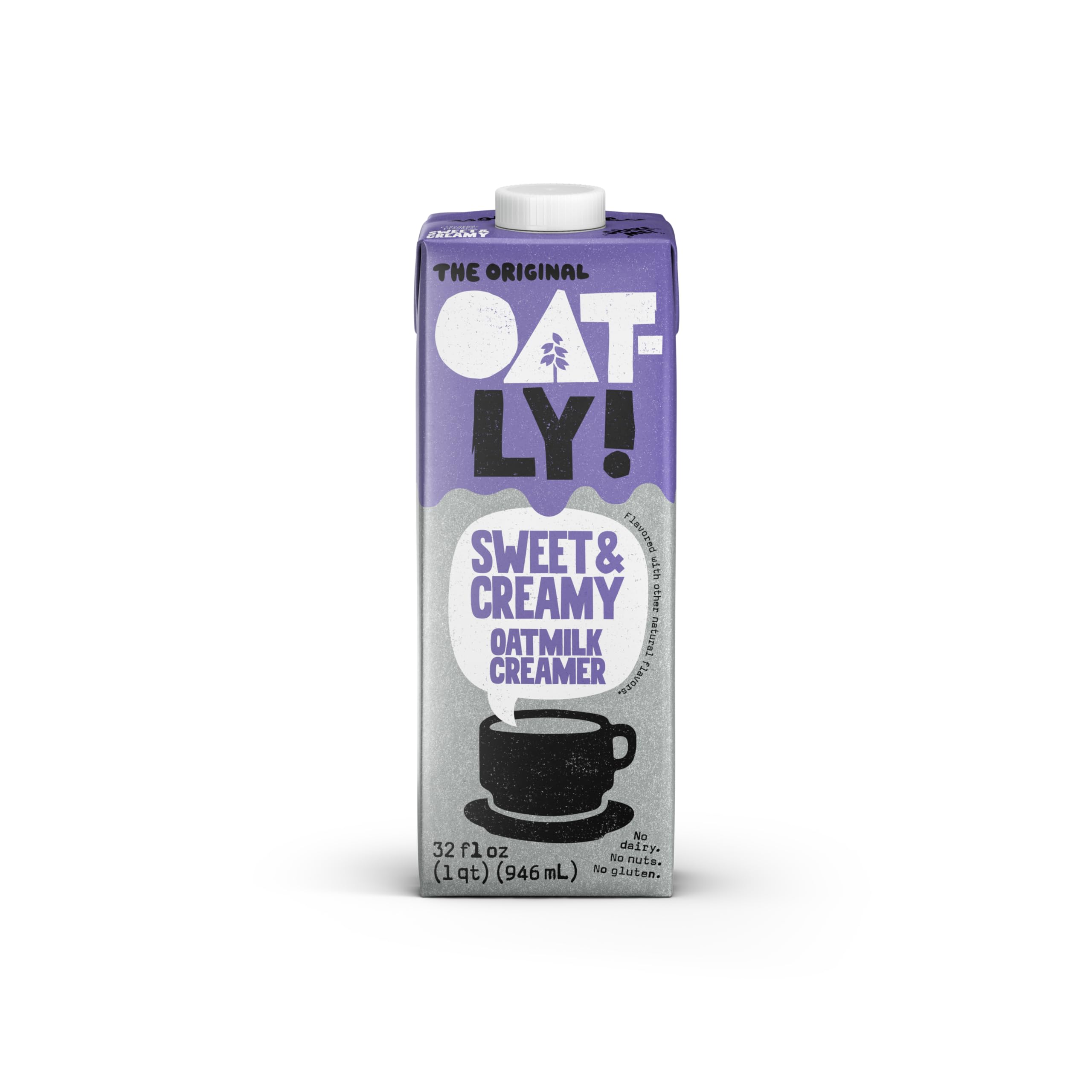 Oatly, Sweet & Creamy Oatmilk Creamer, 32 Ounce