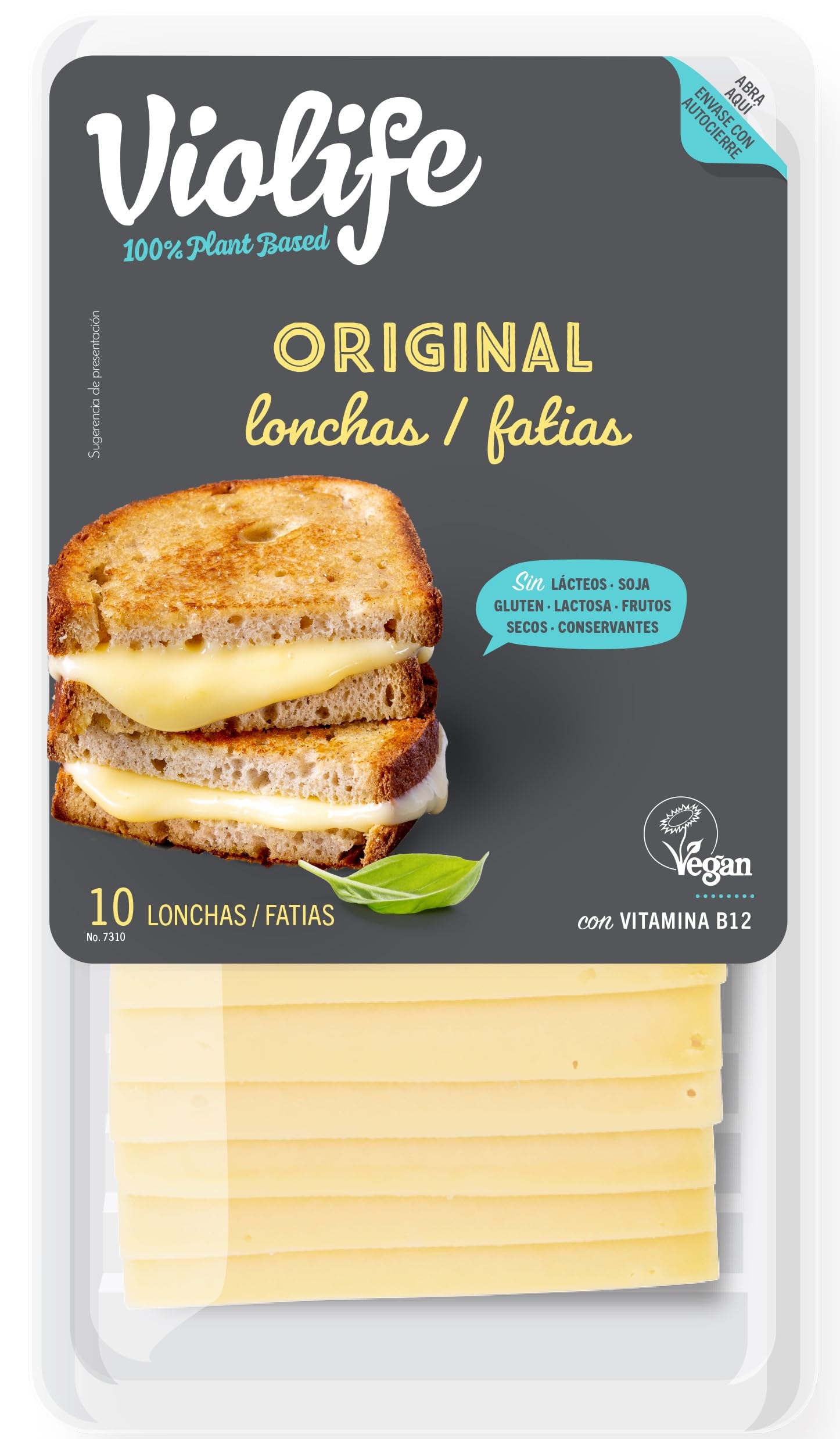 VIOLIFE Lonchas Veganas Sabor Original 200 g