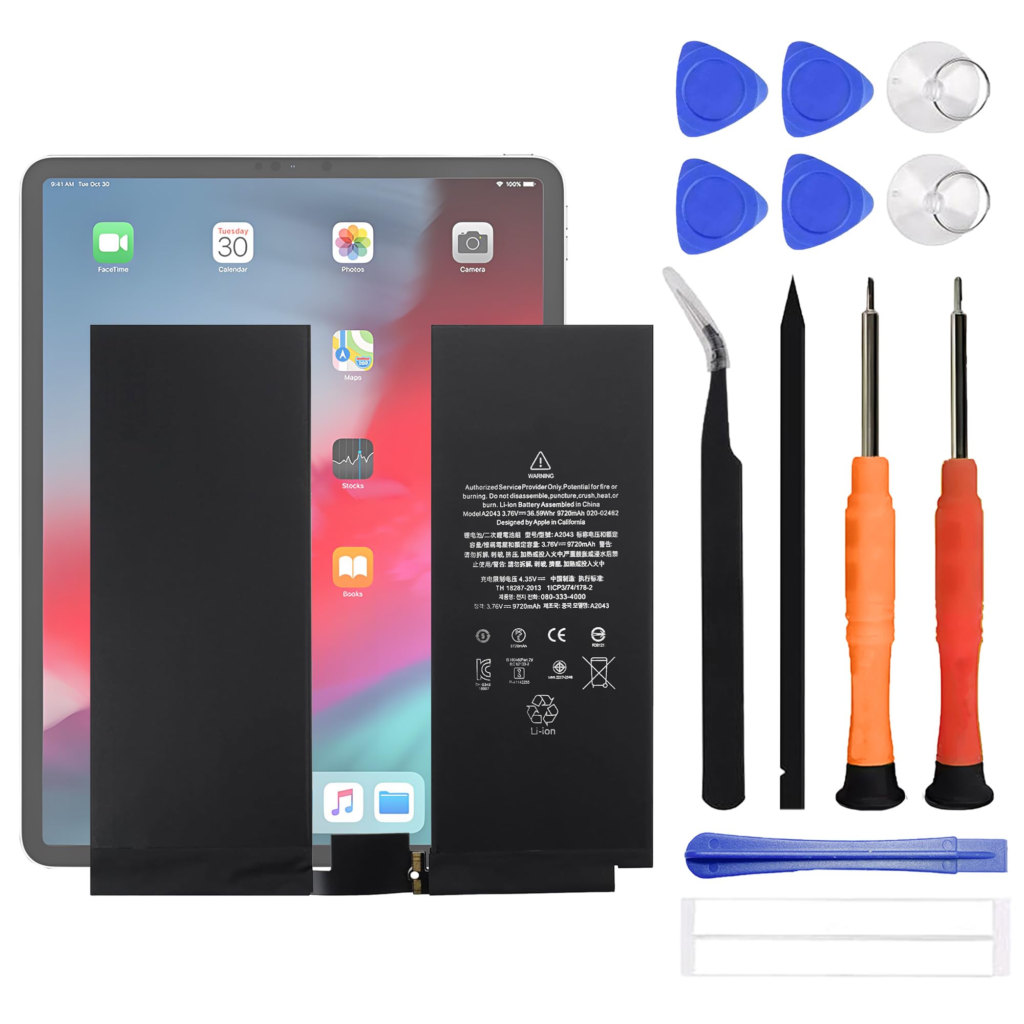 Batería A2043 de iPad Pro 12.9 2018 2020 para editar en movilidad 8