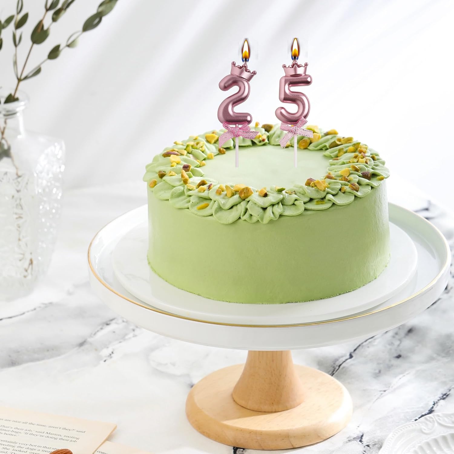 25 Birthday Candle, 52 Birthday Candle for Cake