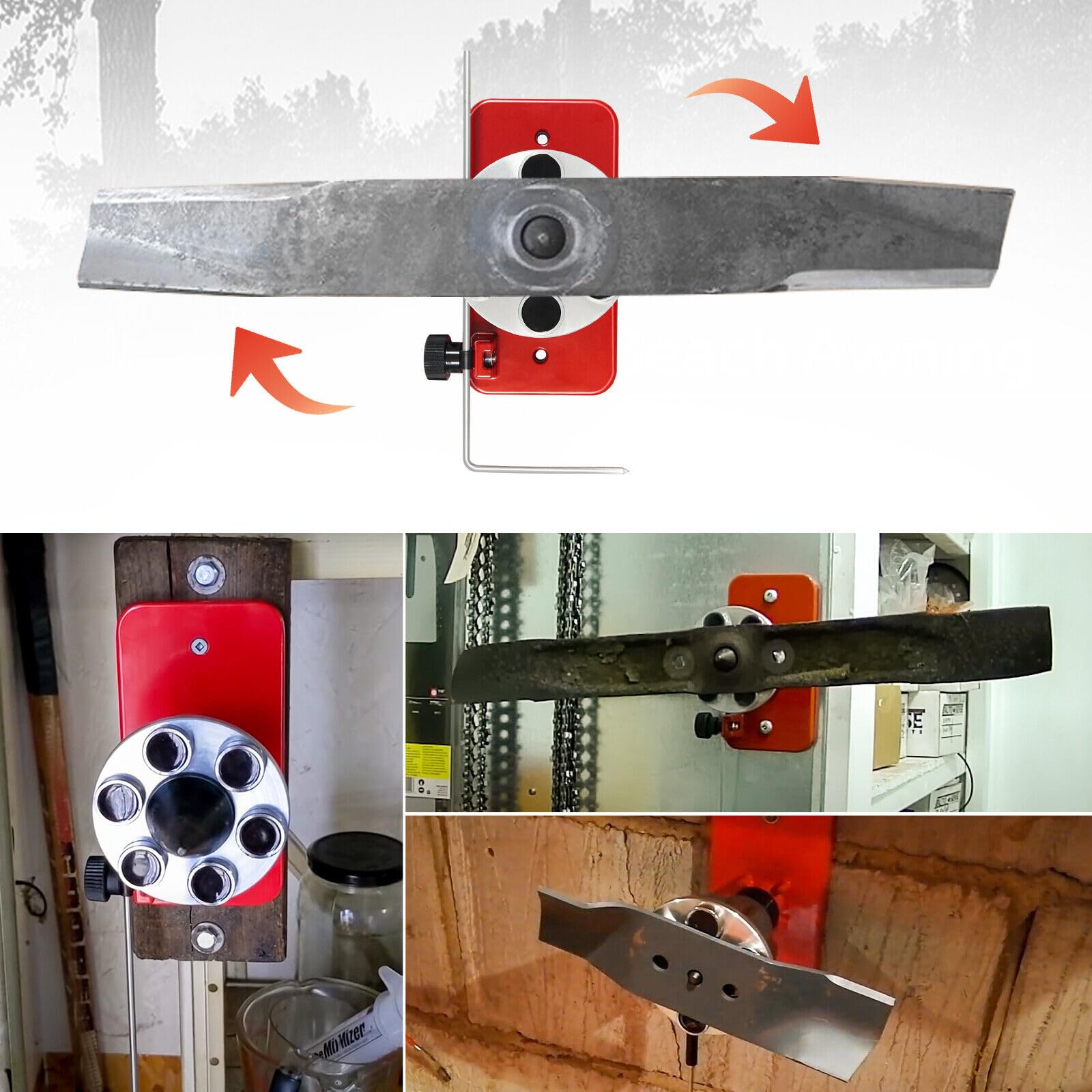 Equilibrador de cuchillas de metal para montaje en pared para cortacésped, corte suave, reducción del desgaste del motor, 339075B 42-047, hoja de corte suave, precauciones de instalación