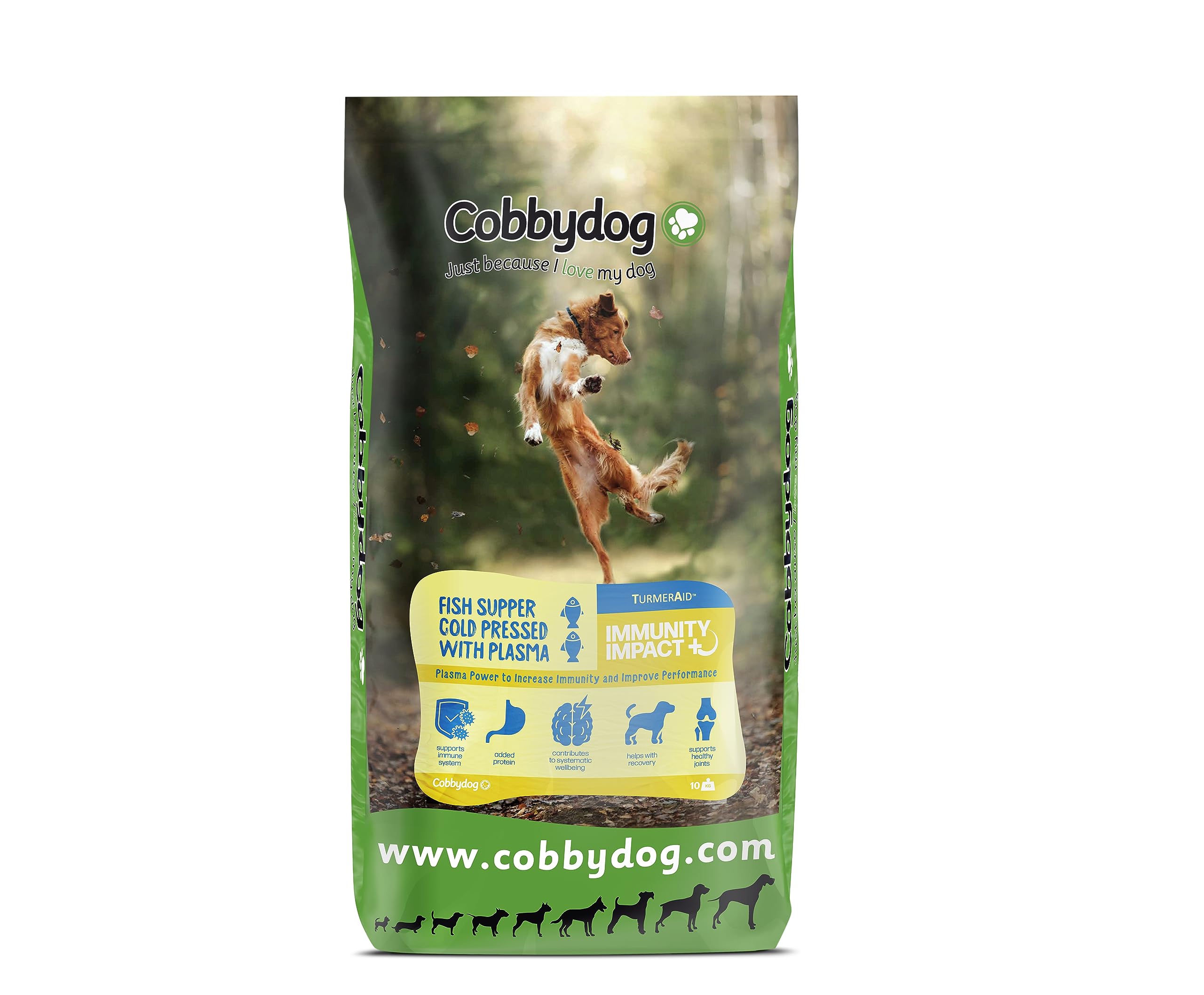 Cobbydog Immunity Impact - FISH COLD PRESSED WITH PLASMA (10kg)