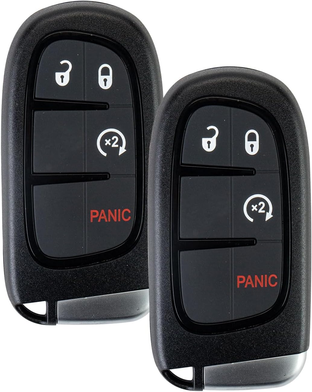 Replacement Car Key Fob for 2013/2014/2015/2016/2017/2018/2019 Ram 1500 2500 3500 with FCC ID: GQ4-54T 46 CHIP Part Number: 56046956 433Mhz (Pair)