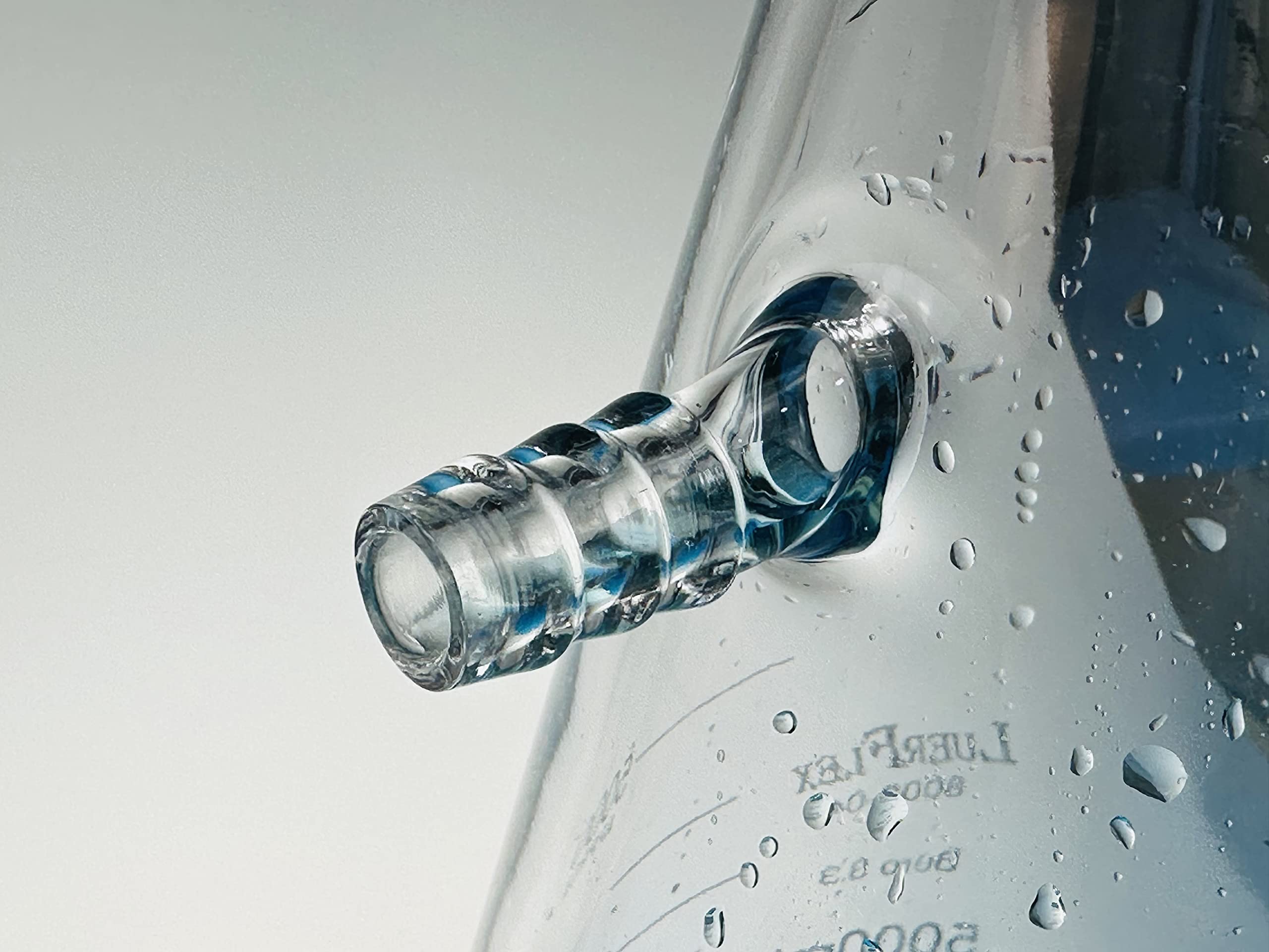 Frasco de filtrado de vidrio borosilicato, 5000 ml, 1 galón, 1 unidad
