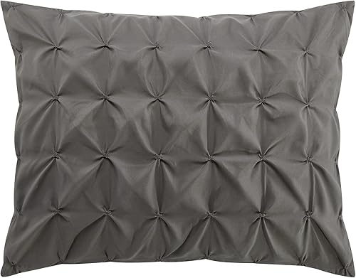 Miniatura 5 de Chic Home Mercer - Juego de edredón de 8 piezas con diseño de caja plisada en una bolsa, juego de sábanas y fundas de almohada decorativas