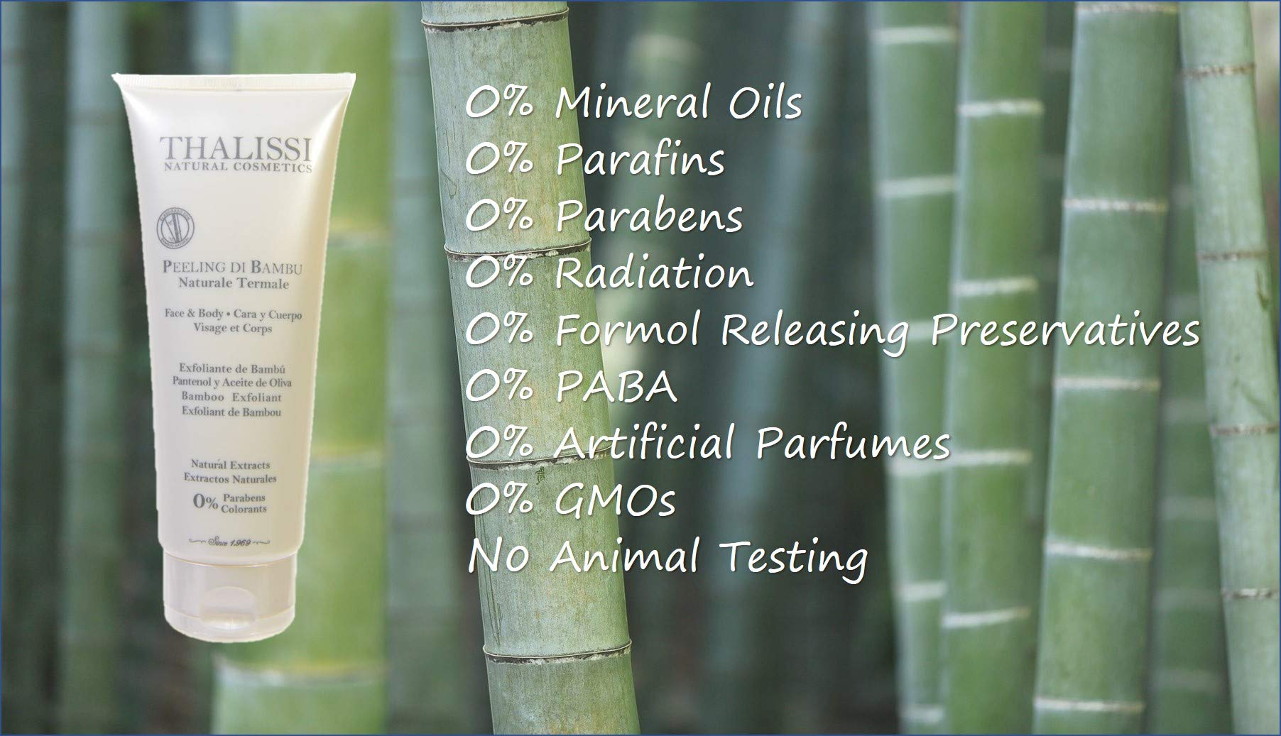 Peeling Di Bambus Nature Termale, 210 ml, Bambus Peeling mit Panthenol und  Olivenl : Amazon.de: Kosmetik