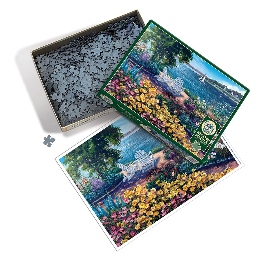 Cobble Hill 1000 Piece Puzzle Seashore-Sample Poster Included, 8.25" x 11.25" x 2.0" - Image 2
